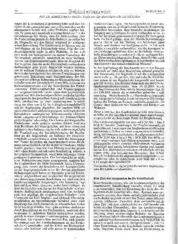 Vorschauseite 2: Streit um das Menschenrecht auf Inklusion - Sozialrecht und Schulrecht im Disput