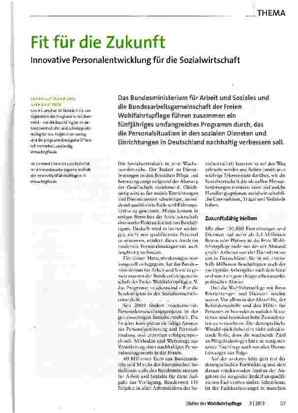 Vorschauseite 1: Fit für die Zukunft