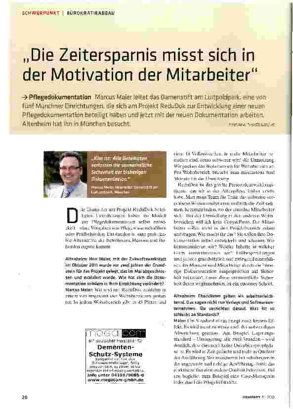 Vorschauseite 1: Die Zeitersparnis misst sich in der Motivation der Mitarbeiter