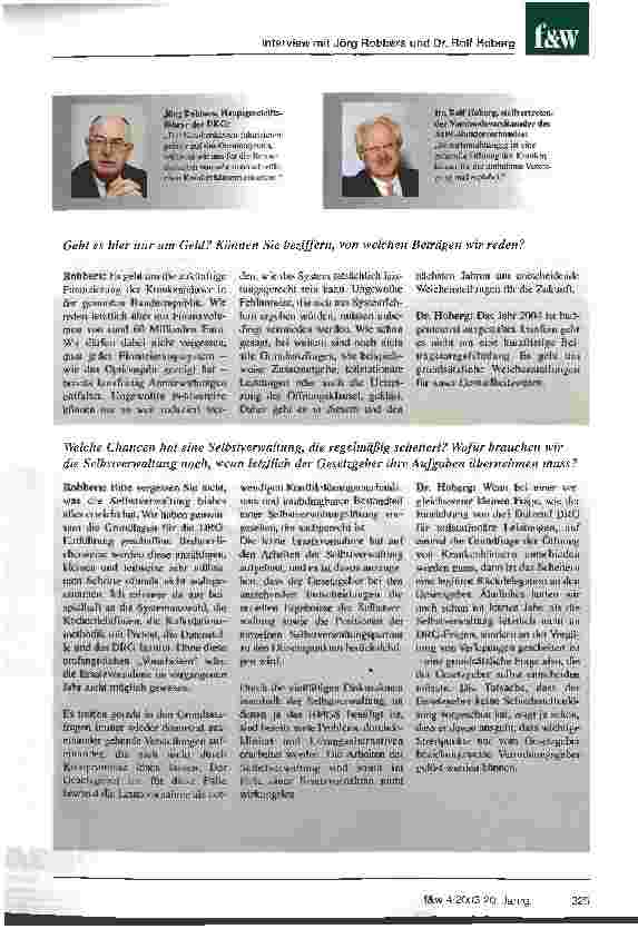 Vorschauseite 2: Mehr Freiheit für die Akteure bedeutet weniger gemeinsame Selbstverwaltung