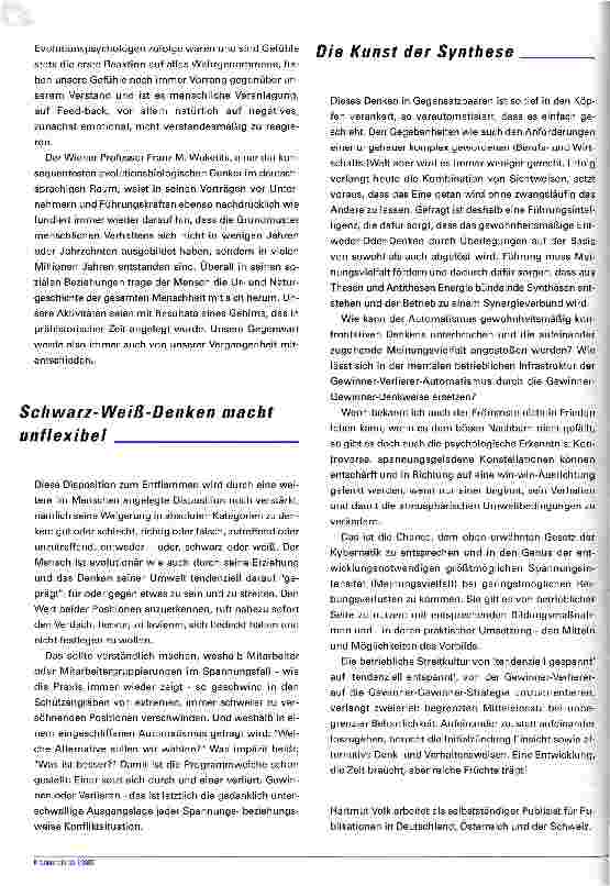 Vorschauseite 3: Konflikte als Chance Warum Anderssein nicht bedrohlich, sondern bereichernd ist