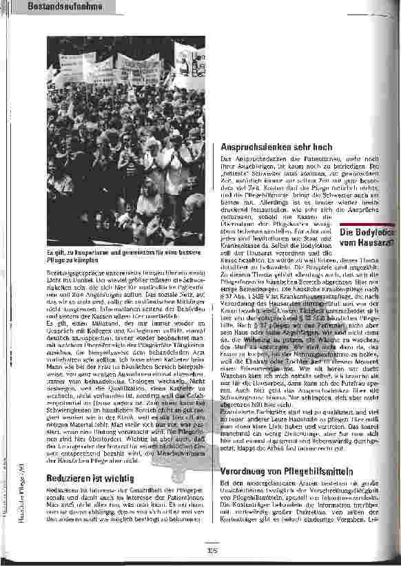 Vorschauseite 5: Lücken in der Häuslichen Pflege Möglichkeiten zur Verbesserung der Pflegesituation