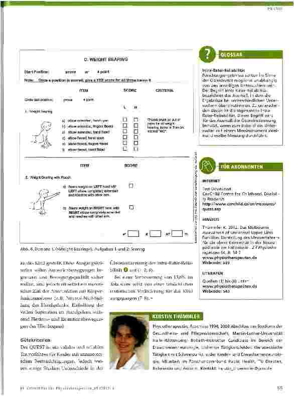 Vorschauseite 4: »Quality of Upper Extremity Skills Test (QUEST)«