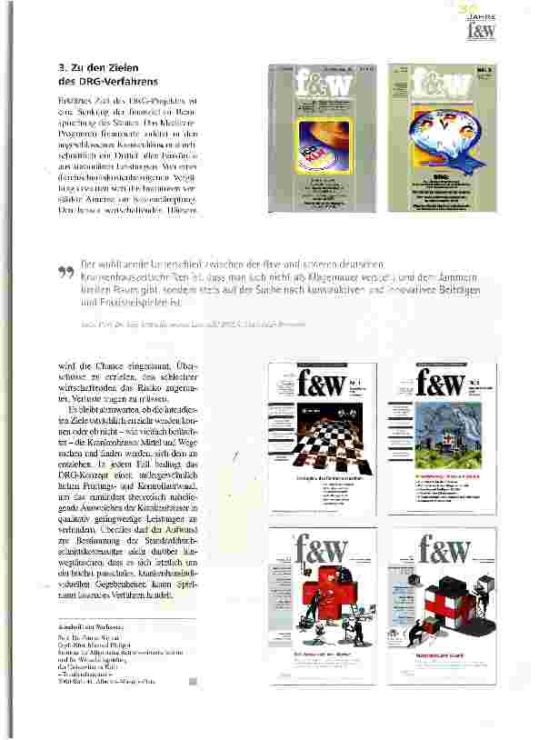 Vorschauseite 3: „Diagnosis Related Group -DRGs