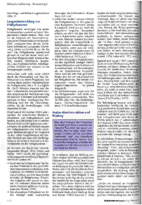 Vorschauseite 2: Frühgeboren und dann?