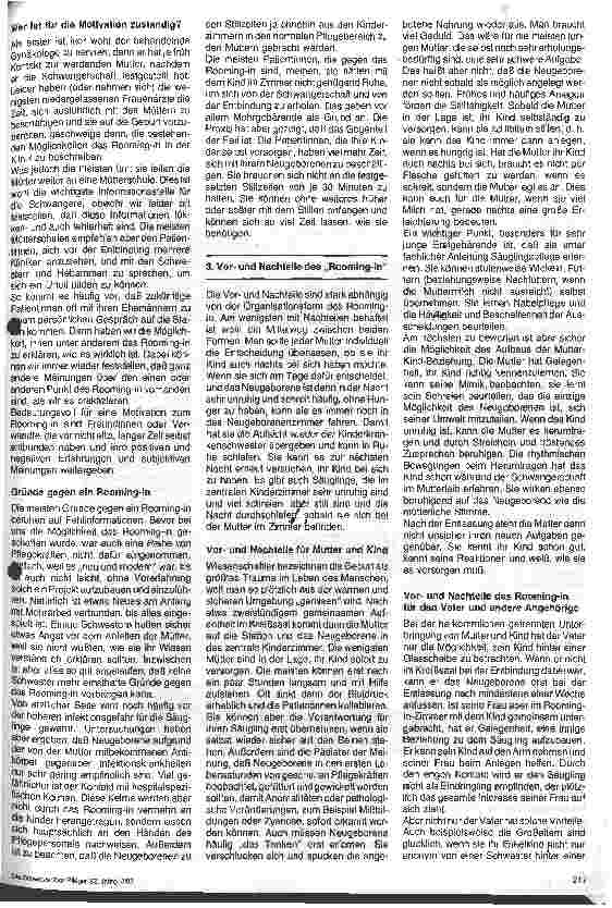 Vorschauseite 2: Rooming-in auf der Entbindungsstation