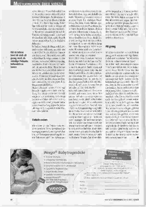 Vorschauseite 2: Mein einziger Risikofaktor war mein Alter