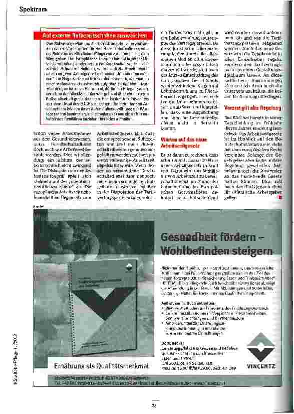 Vorschauseite 2: Bereitschaftsdienste: EuGH-Urteil verlangt gesetzliche Neuregelungen