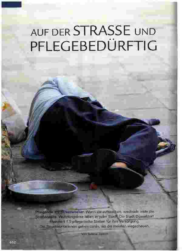 Vorschauseite 1: AUFDERSTRASSE UND PFLEGEBEDÜRFTIG