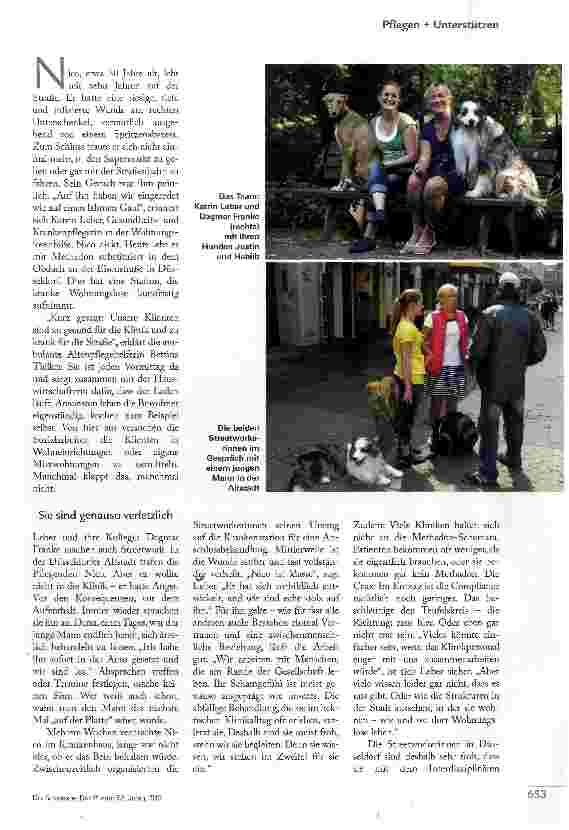 Vorschauseite 2: AUFDERSTRASSE UND PFLEGEBEDÜRFTIG