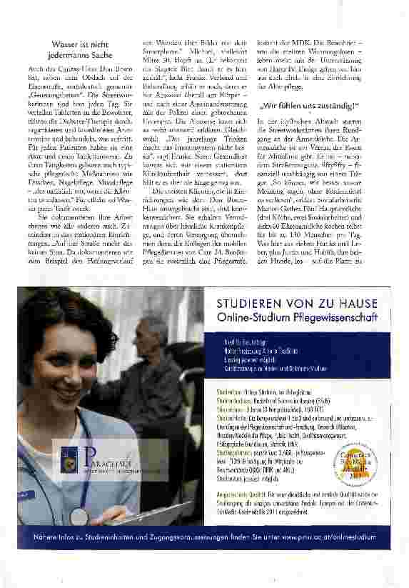 Vorschauseite 4: AUFDERSTRASSE UND PFLEGEBEDÜRFTIG