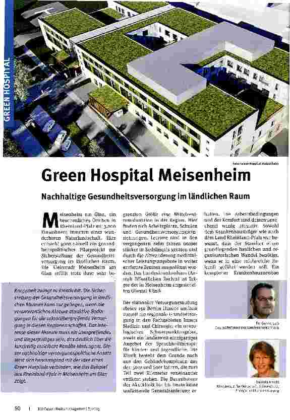 Vorschauseite 1: Green Hospital Meisenheim