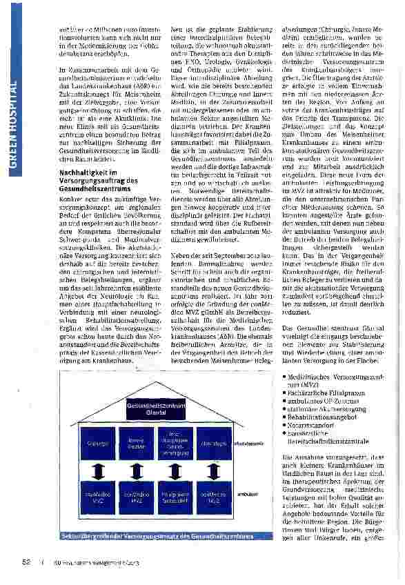 Vorschauseite 2: Green Hospital Meisenheim
