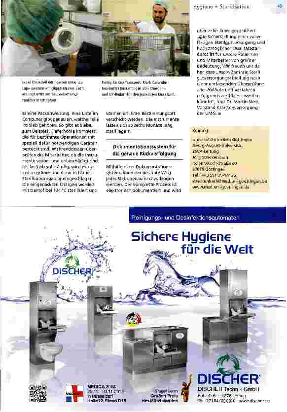 Vorschauseite 2: Verbrieft sterilisieren