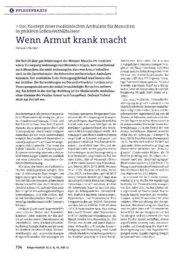 Vorschauseite 1: Wenn Armut krank macht