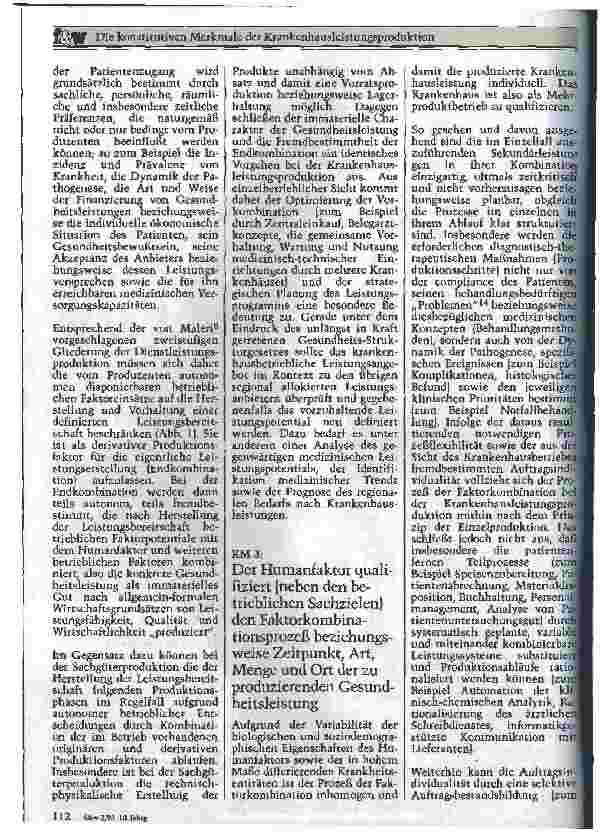 Vorschauseite 3: Die konstitutiven Merkmale der Krankenhausleistungsproduktion (KLP)