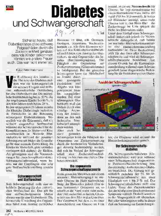 Vorschauseite 1: Diabetes und Schwangerschaft 1. Teil