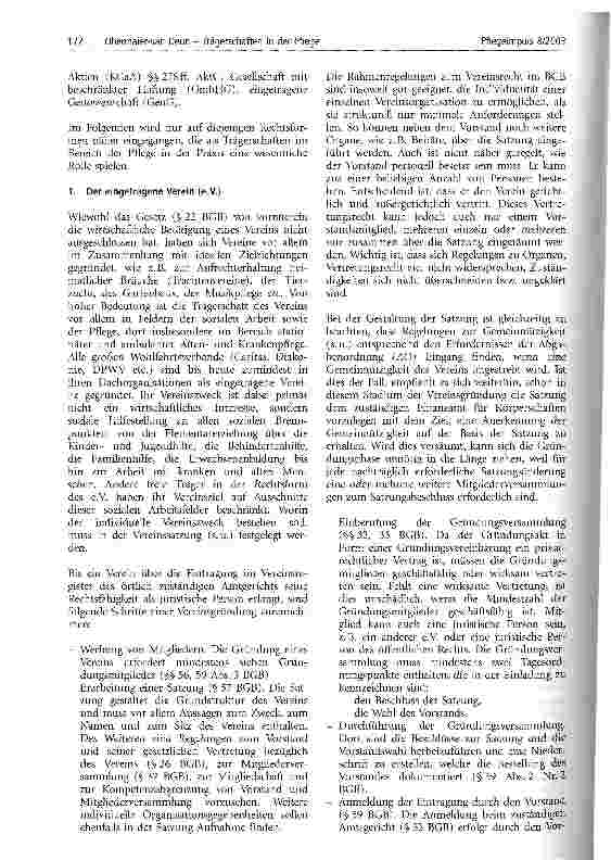Vorschauseite 3: Trägerschaft in der Pflege Rechtliche Übersicht und Zusammenschau als Handlungsgrundlage für das Pflegemanagement