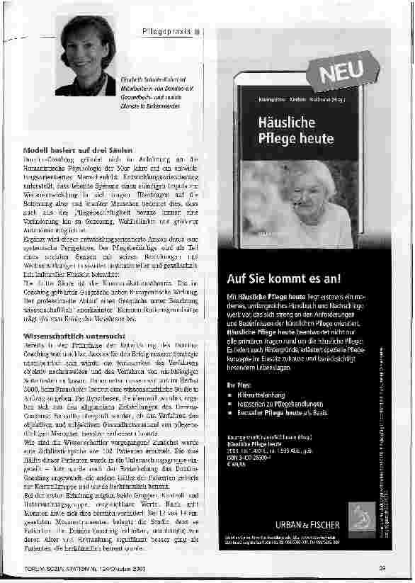 Vorschauseite 2: Coaching - das bessere Pflegemodell