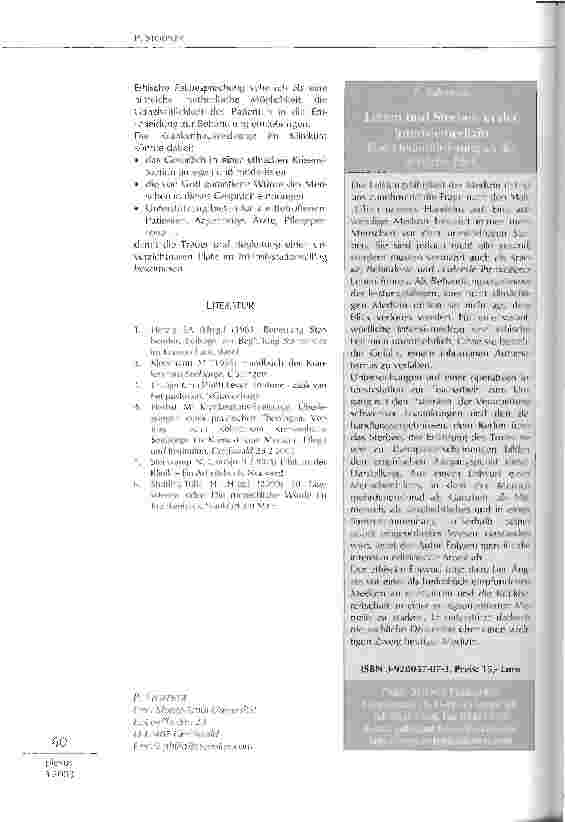 Vorschauseite 5: Trauer und Begleitung im Intensiv-Stationsalltag