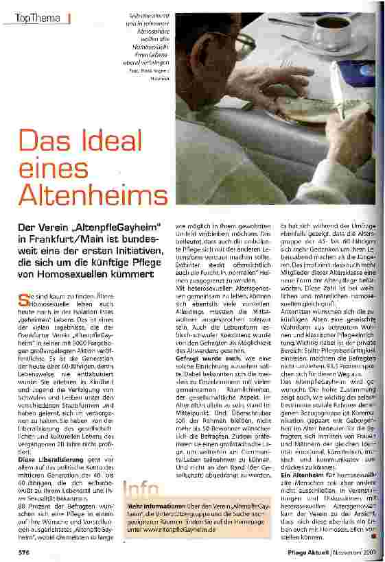 Vorschauseite 1: Das Ideal eines Altenheims
