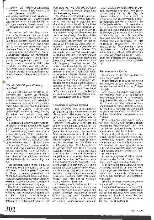 Vorschauseite 2: Das Problem der Pflegebedüftigkeit wird gelöst! Rede zur Eröffnung des Deutschen Fürsorgetages in Berlin