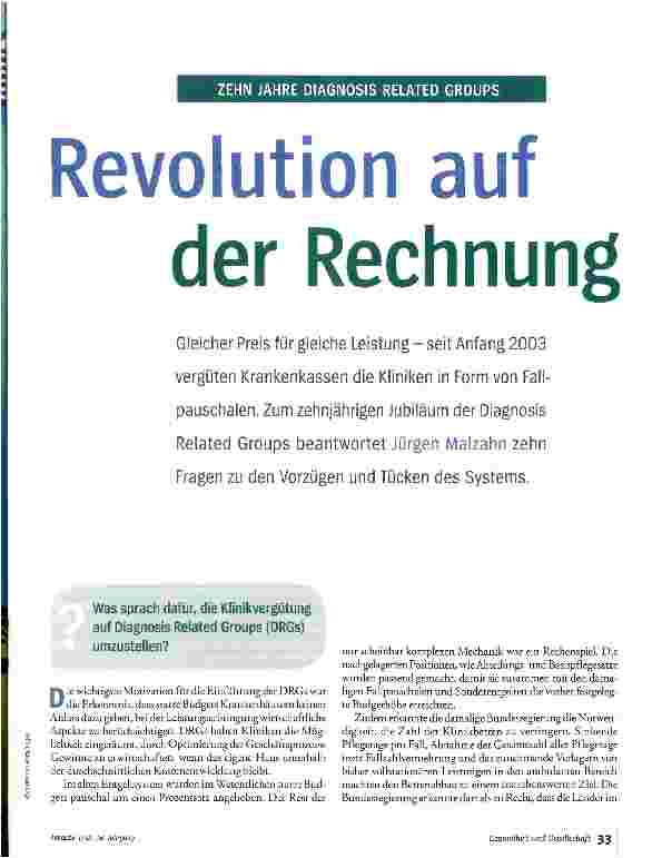 Vorschauseite 1: Revolution auf der Rechnung