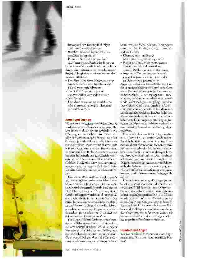 Vorschauseite 4: Die Angst nutzen: Flow statt Panik
