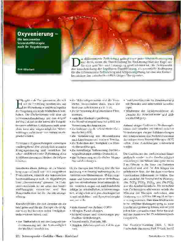 Vorschauseite 1: Oxyvenierung