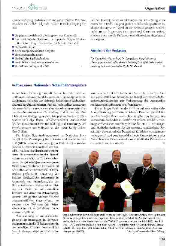Vorschauseite 4: Die perioperative Behandlungseinheit (POBE) im Gesamtsystem Krankenhaus