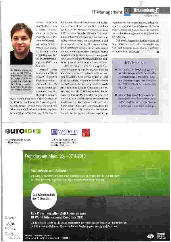 Vorschauseite 2: DIN 80001-1: Risikomanagement von IT-Netzwerken mit integrierten Medizinprodukten