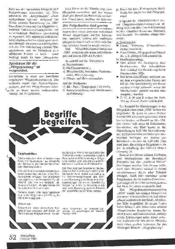 Vorschauseite 3: Pflegedokumentationen in Altenheimen und Altenpflegeheimen
