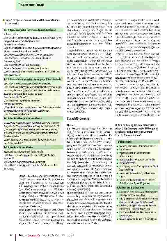 Vorschauseite 3: Sprachförderung bei Kindern im Vorschulalter