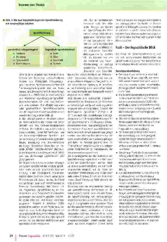 Vorschauseite 5: Sprachförderung bei Kindern im Vorschulalter