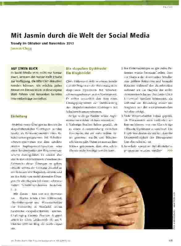 Vorschauseite 1: Mit Jasmin durch die Welt der Social Media