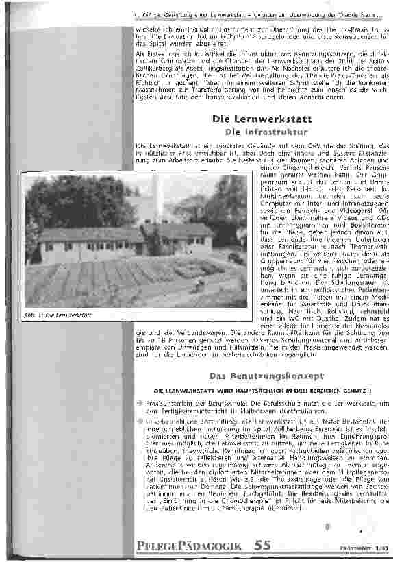 Vorschauseite 2: Gestaltung einer Lernwerkstatt - Chancen zur Überwindung der Theorie-Praxis-Grenzen