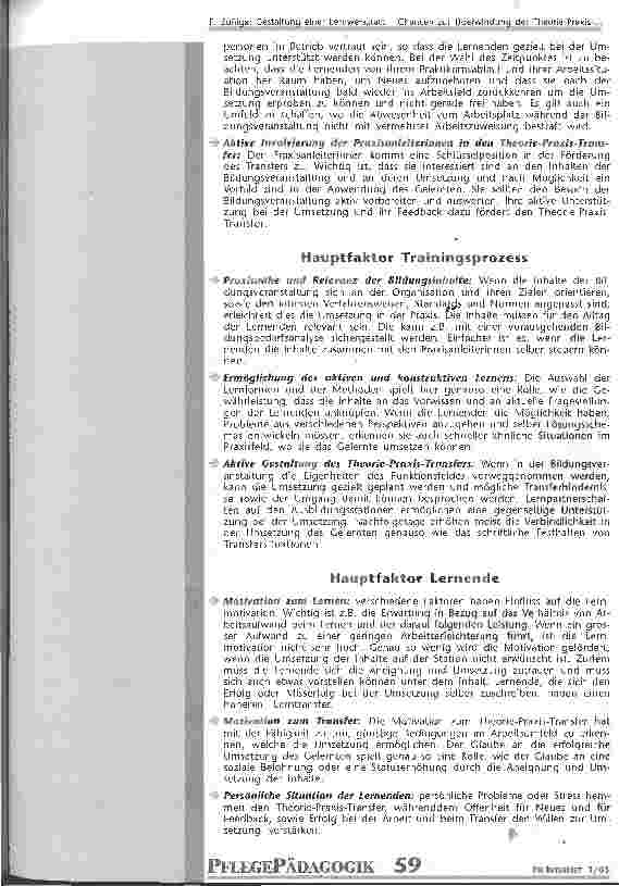 Vorschauseite 6: Gestaltung einer Lernwerkstatt - Chancen zur Überwindung der Theorie-Praxis-Grenzen