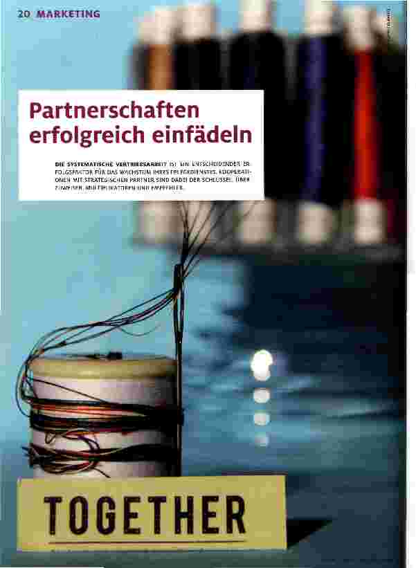 Vorschauseite 1: Partnerschaften erfolgreich einfädeln