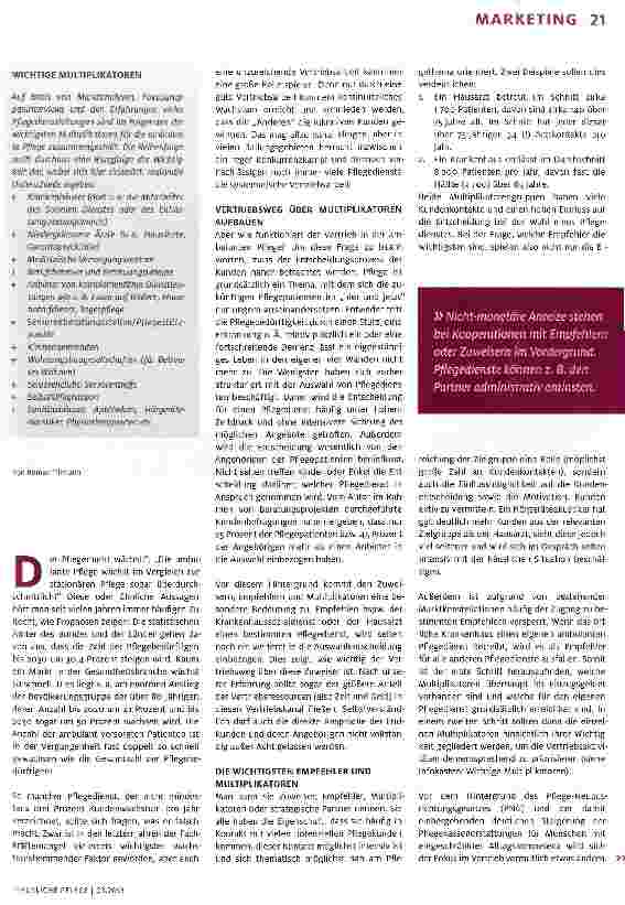Vorschauseite 2: Partnerschaften erfolgreich einfädeln