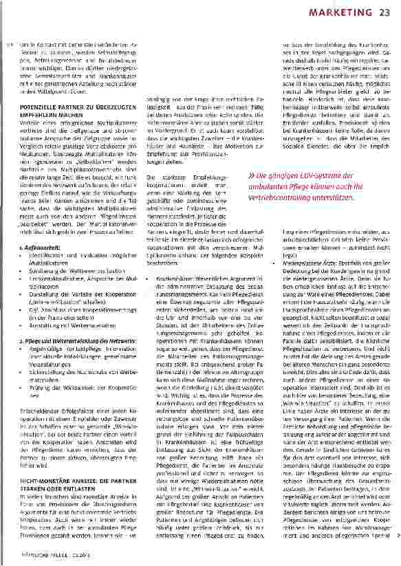 Vorschauseite 4: Partnerschaften erfolgreich einfädeln