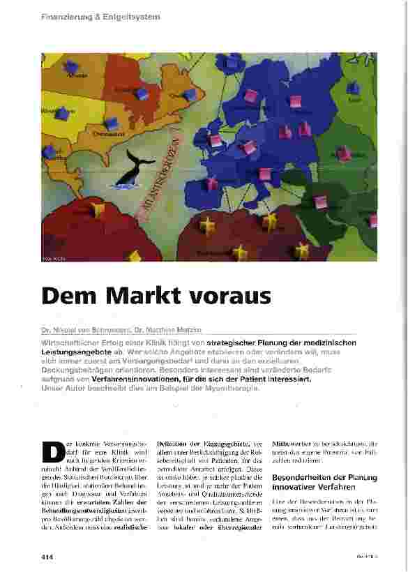 Vorschauseite 1: Dem Markt voraus