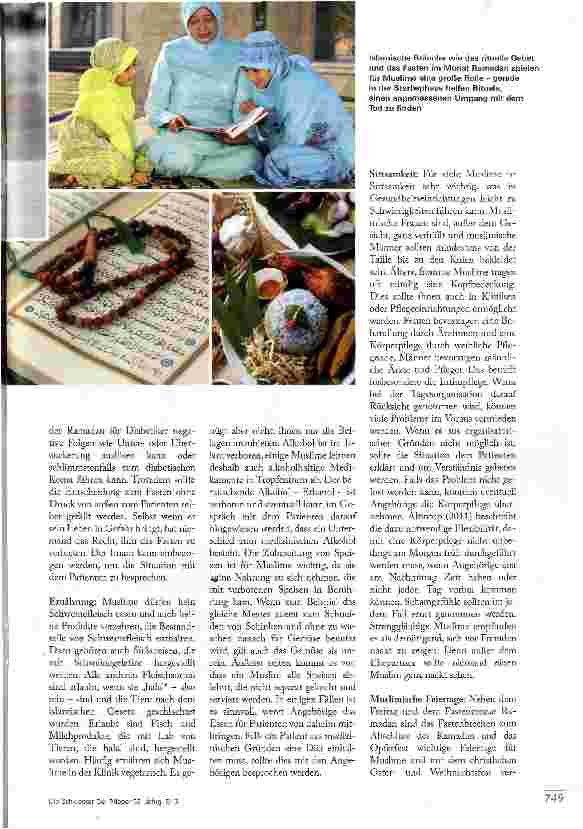 Vorschauseite 4: MUSLIMISCHEN RITUALEN RAUM GEBEN