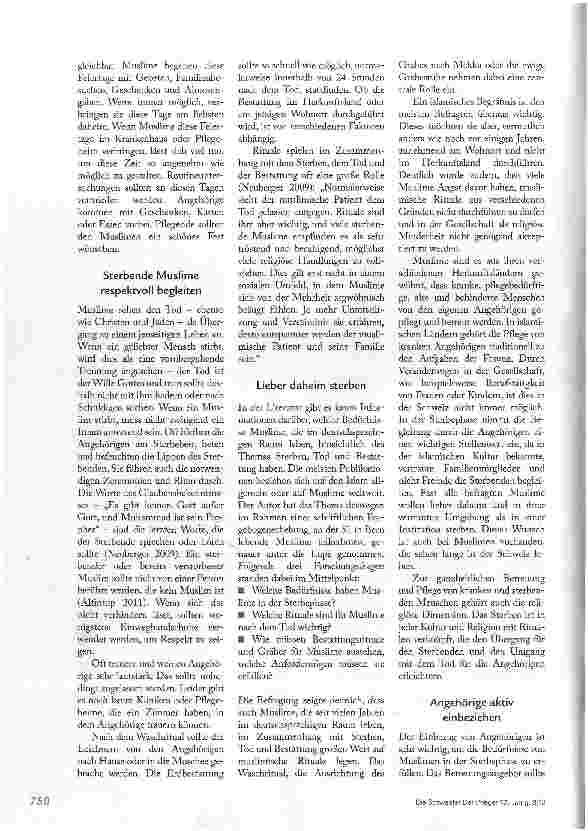 Vorschauseite 5: MUSLIMISCHEN RITUALEN RAUM GEBEN