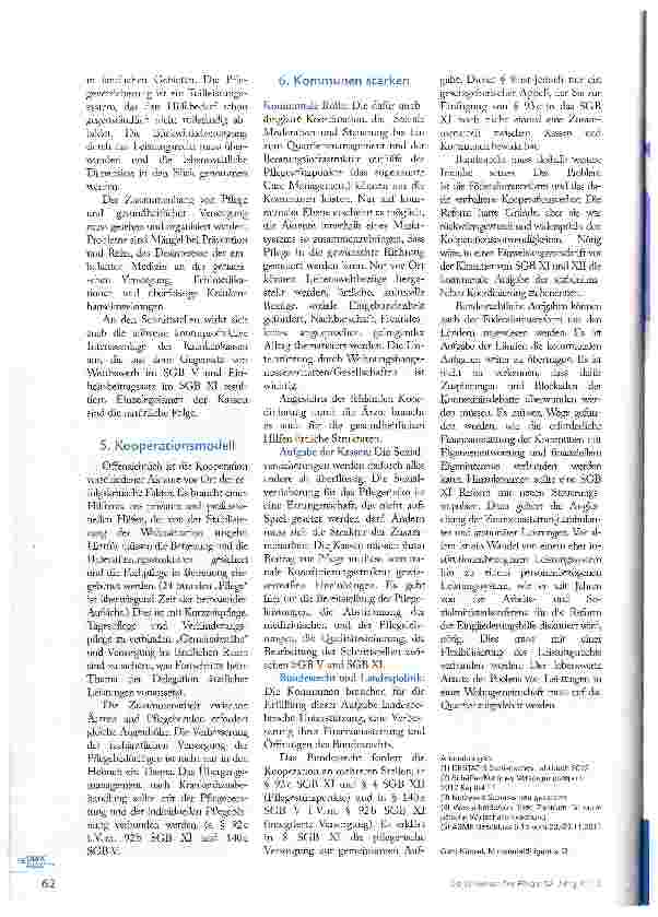 Vorschauseite 3: GEFRAGT: NEUE VERSORGUNGSLANDSCHAFT VOR ORT