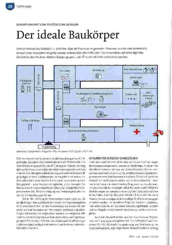 Vorschauseite 1: KLINIKPLANUNG VOM PROZESS ZUM GEBAUDE Der ideale Baukörper