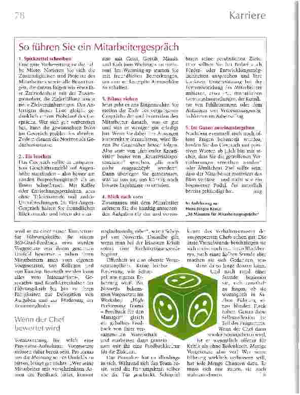Vorschauseite 3: Feedback für Profis