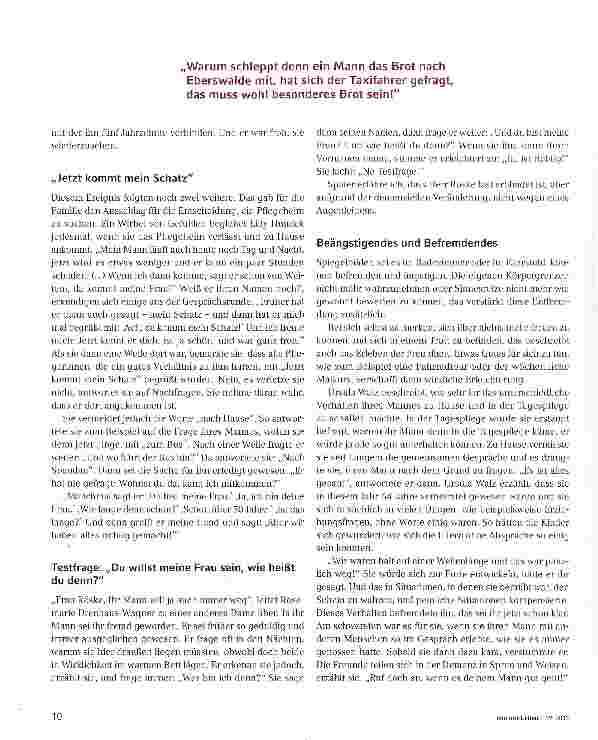 Vorschauseite 5: Schmerzliches Fremdwerden