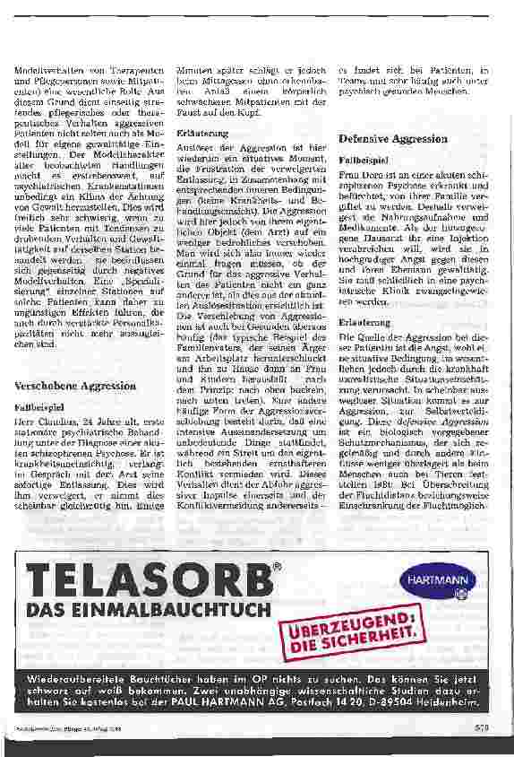 Vorschauseite 3: Der aggressive Patient in der Psychiatrie Herausforderung für eine durchdachte Pflegeplanung