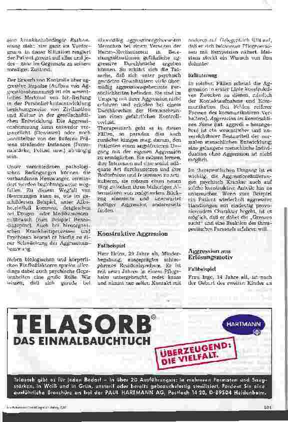 Vorschauseite 5: Der aggressive Patient in der Psychiatrie Herausforderung für eine durchdachte Pflegeplanung