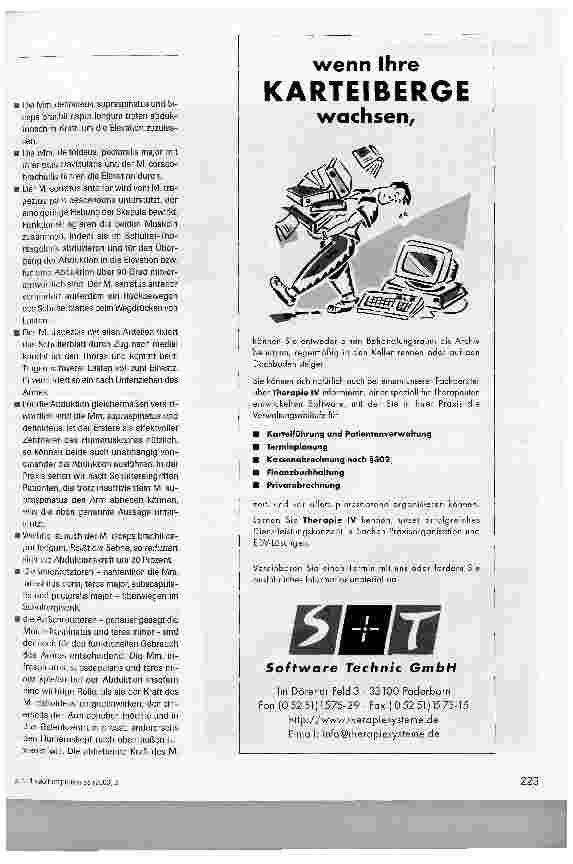 Vorschauseite 3: Schulterendoprothese bei Sportlern - eine physiotherapeutische Herausforderung